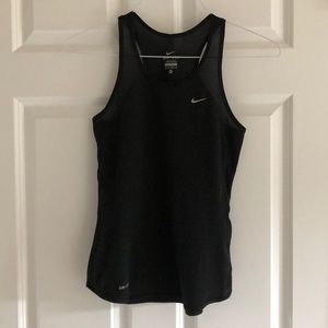 Black dri-fit Nike athletic tank top